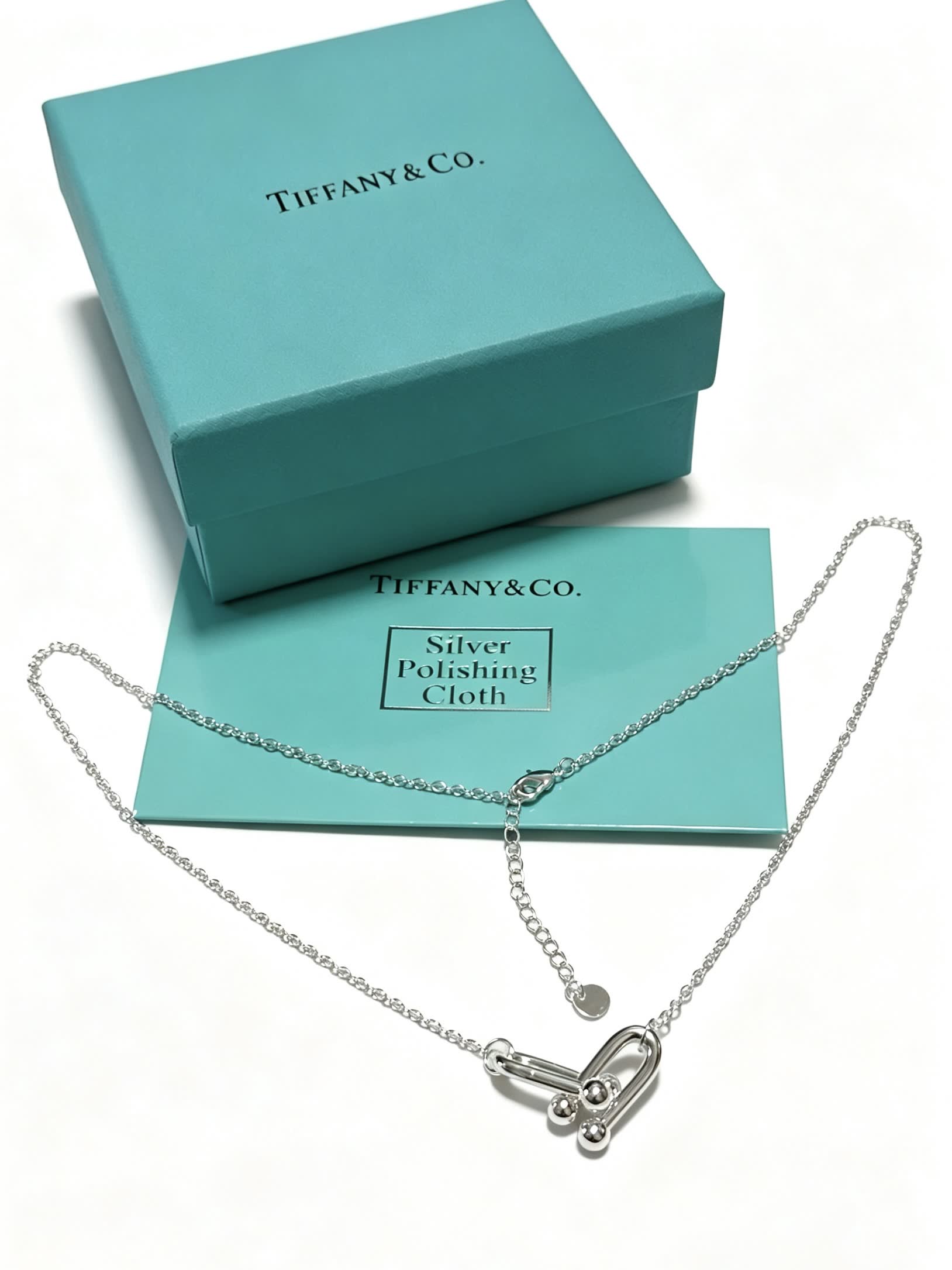 Tiffany & Co. Elsa Peretti® Silver Heart Tag Necklace